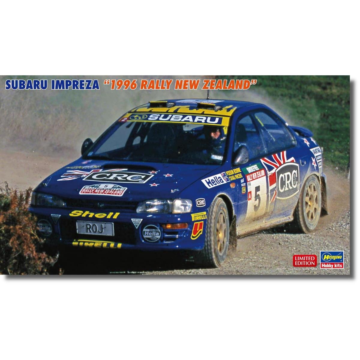 

Hasegawa Scale Subaru Impreza 1996 Rally New Zealand Plastic Model Kit 20696 1/24