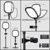 New LitONES Ring Actress Tabletop Light for Surface Low Natural Light for Web Online Zoom 30 Levels of High Color High Brightness Smartphone USB Metal