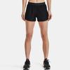 Under Armour Solid Color Casual Breathable Sports Fitness Shorts Women Bottoms Black 1362517-001