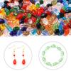 50pcs/lot 8x12mm Droplet Shaped Crystal Beads Colorful Loose Spaced Faceted Glass Beads For DIY Exquisite Bracelet Earring Gifts
