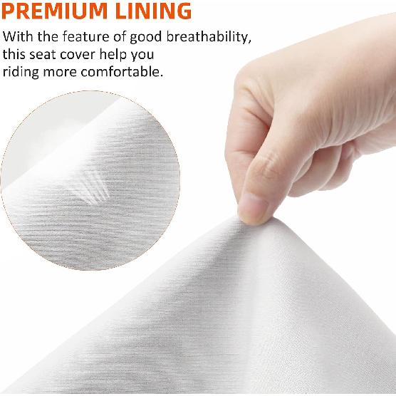 M MATI ATV Seat Cover Leather Compatible With Polaris Sportsman 500 400 300 700 450 600 800 MV7 Hawkeye 2005-2014, MPN# 2683434-070 2684045 2684046