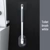 Wall-Mounted Self-Cleaning Toilet Brush with Soft Bristles and Long Handle
