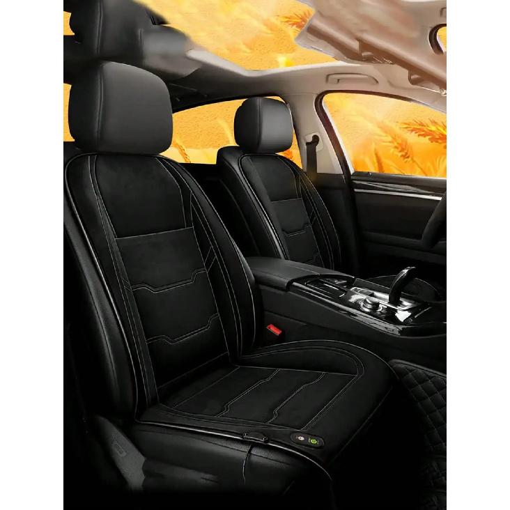 Universal Car Heated Seat Cushion 12V 24V Winter Warm Carriage Heating Blanket - Vehicle Seat Warmer Pad for All Seasons