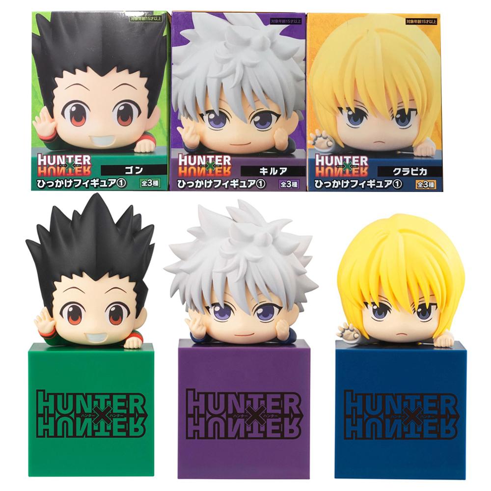 9cm Anime Hunter x Hunter GON FREECSS Anime Figure Killua Zoldyck Action Figure Kurapika Get down Collectible Model Doll Toys