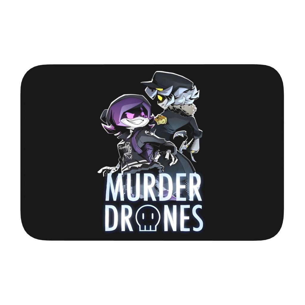 Murder Drones Horror Comedy Floor Door Bathroom Kitchen Mats Anti-Slip Indoor Movies Game Doormat Garden Entrance Carpet Rug