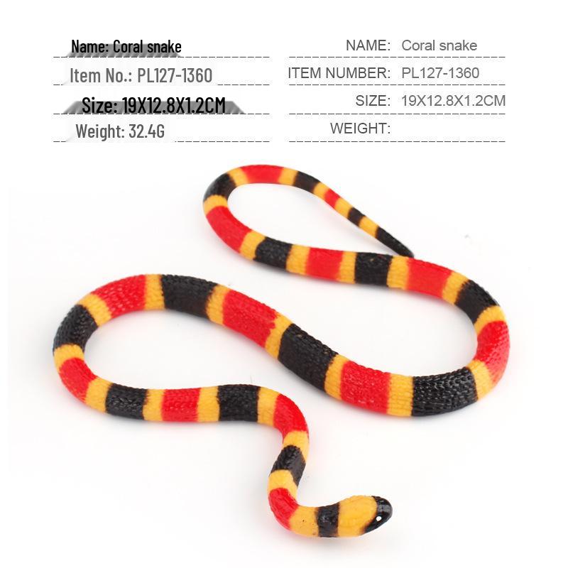 Children's Wild Animal Simulation Snake Toy Model
