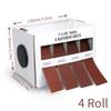New Cloth Rolls, 80/150/240/320/400/600 Grit Sandpaper Rolls Metal Emery Cloth With Dispenser, Alumina Sandpaper