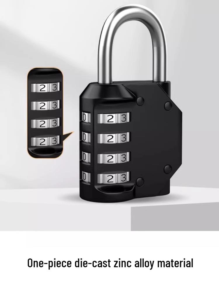Waterproof Rustproof Anti-theft Padlock for Suitcases, Lockers, Schoolbags, Bike Frames, Helmets, and Gym.