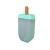 Portable Plastic Water Bottle with Straw Cartoon Ice Cream Popsicle Shape Leak Proof Design for Outdoor Travel and Daily Use