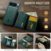 2 in 1 Detachable Magnetic Flip Leather Phone Case for Google Pixel 10 Pro XL Pixel 9 Pro Pixel 8 Pro Vintage Wallet Card Pocket Back Cover Coque