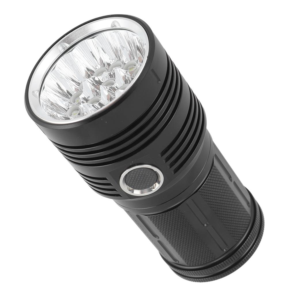 Strong Light Flashlight 10000LM 300?500 Meters LED 4 Modes Rechargeable Handheld Camping Light for