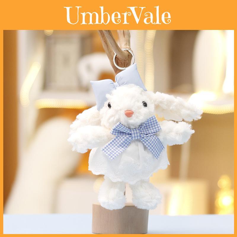 Cute Cartoon Bunny Plush Doll With Pp Cotton Filling For Bag Decor And Collectors