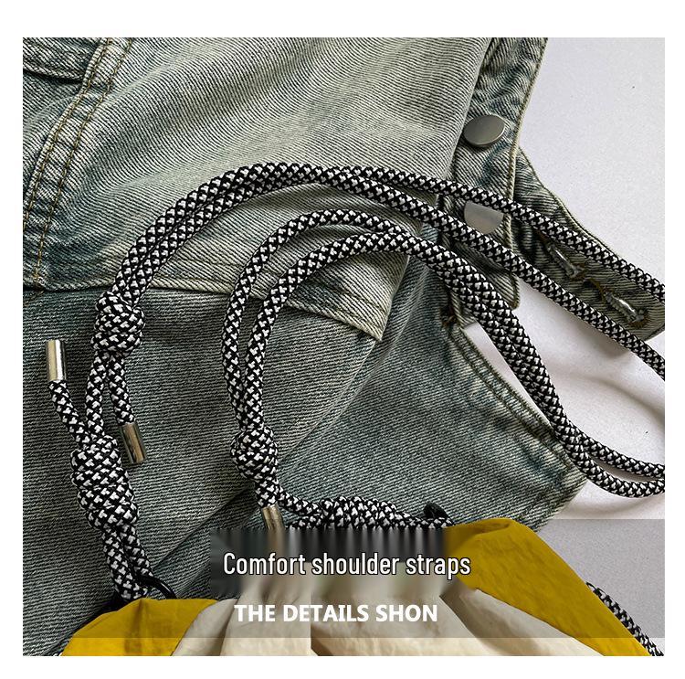 Trendy 2025 Nylon Drawstring Bucket Bag - Versatile Crossbody & Shoulder Bag for Women