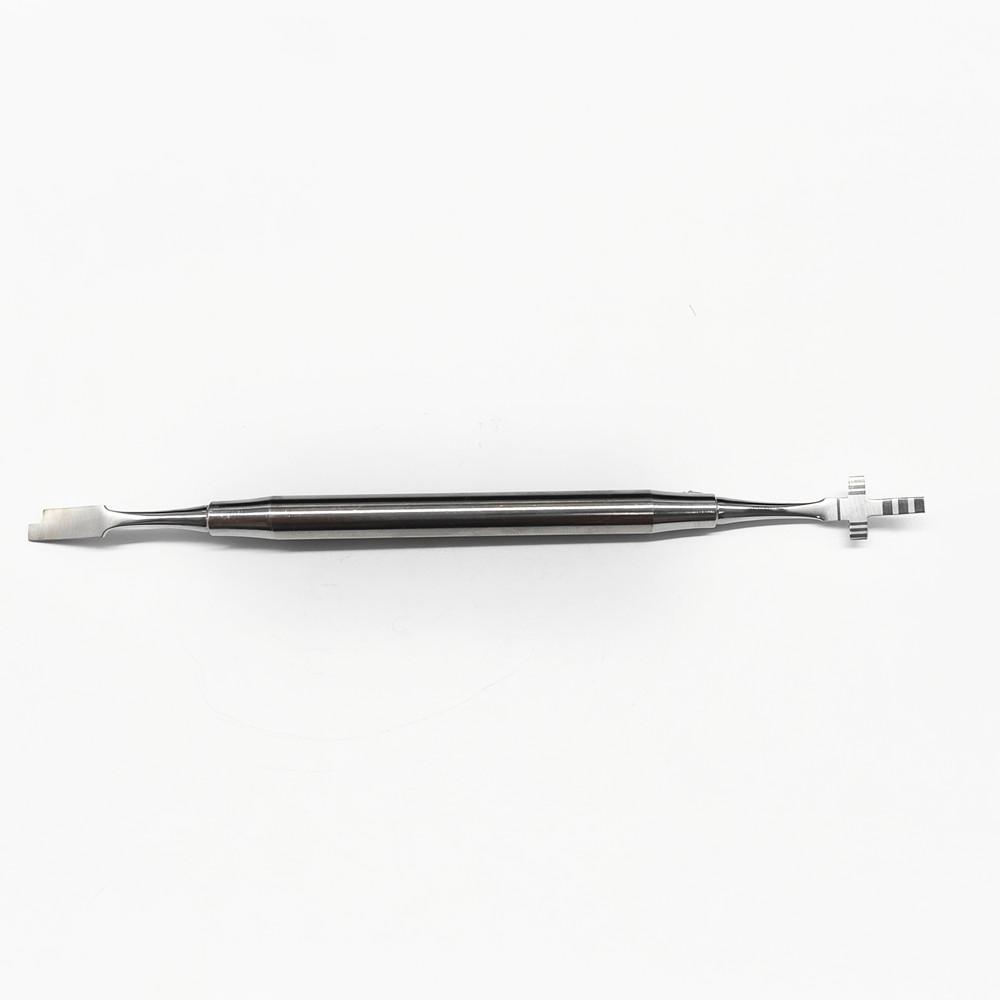 1 piece Orthodontic Aesthetic Teeth Crown Proportion Gauge Dentist Implant Stainless Steel Measuring Ruler Caliper