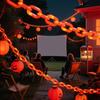 Batteridrevne LED-lys med plastkjede for Halloween-rekvisitter, kjedelys for Halloween-fest, cosplay-tilbehør