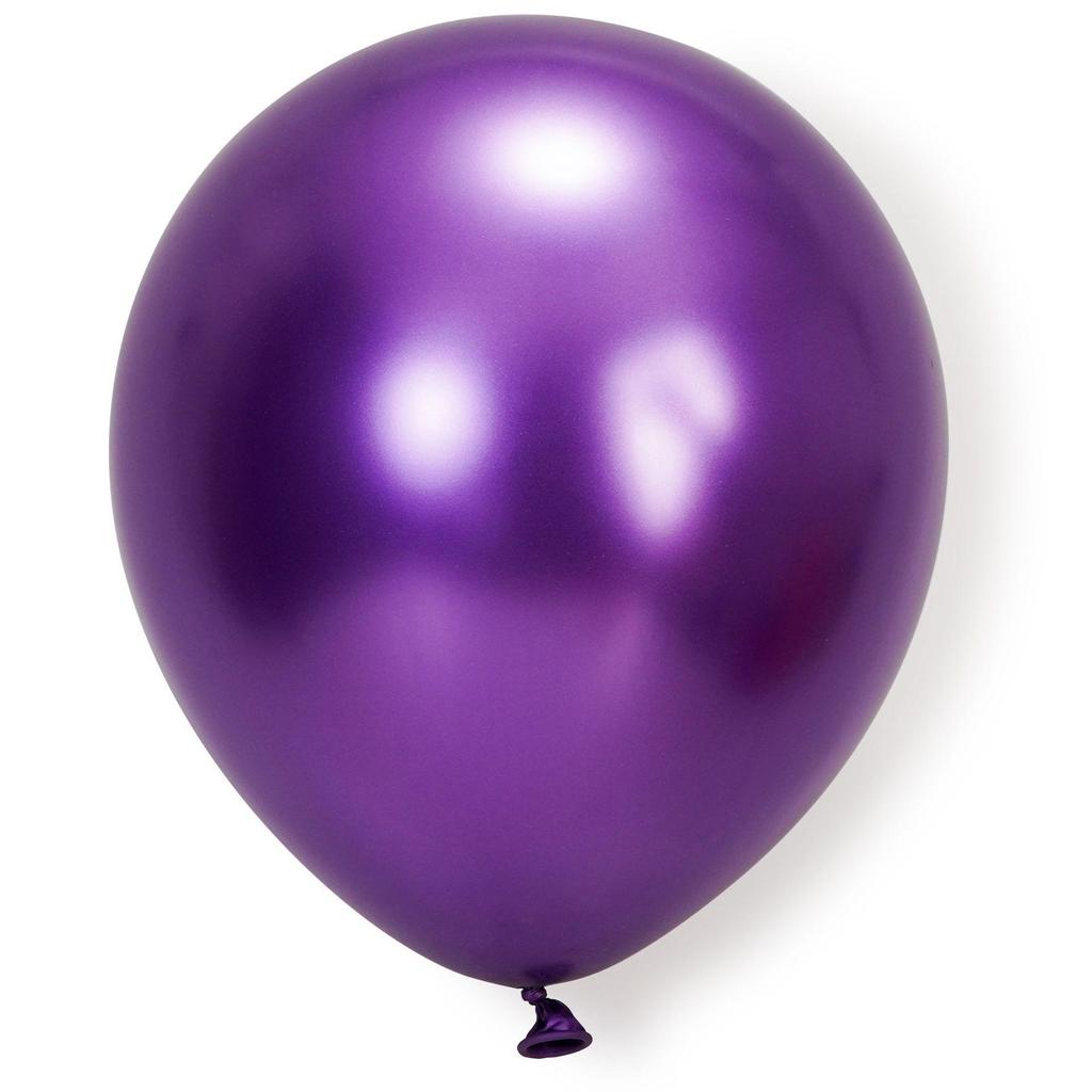 Good Times 10'' & 12'' Latex Metal Balloons for Weddings & Parties
