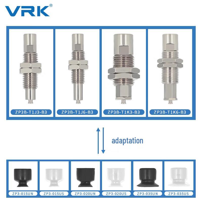 VRK ZP3 Serie Miniatur-Silikon-Vakuum-Saugnapf