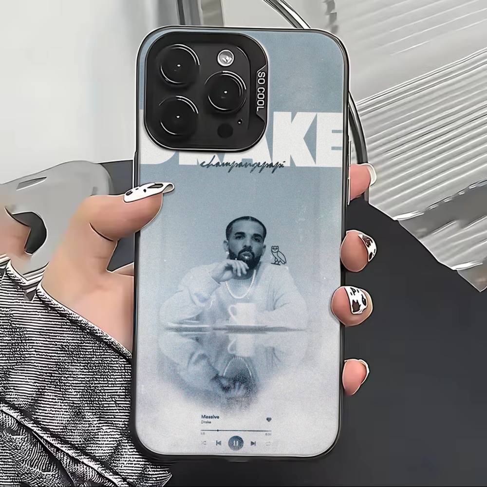 

R-Rapper D-Drake Phone Case For iPhone 17,16,15,14,13,12,11 Plus,Pro Max,XS,Colorful Silver Black Cover iPhone15Plus