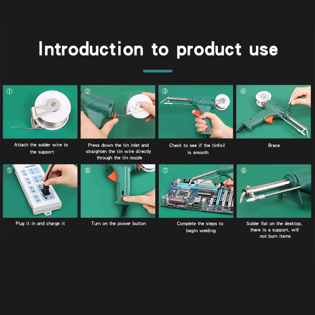 Multi-function Iron Soldering Machine Automatically Soldering Gun Hand-Held Internal Heating Electric Soldering Iron Repair Tool