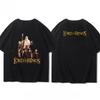 The Lord Of The Rings Gaming T Shirt Unisex Unisex Cheap Polyester Material Short Sleeve Graphic T Shirts Gothic Camisetas Unisexs Top
