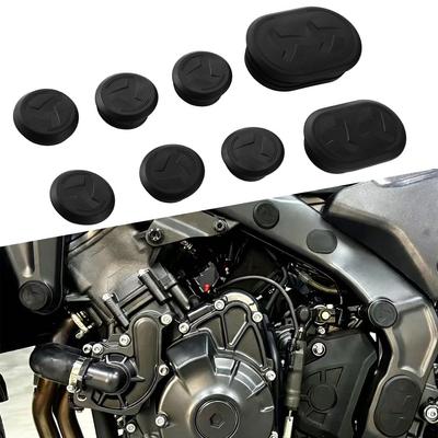 Frame Hole Cover Caps Plug For YAMAHA MT 09 MT-09 SP 2021 2022 2023 2024 2025