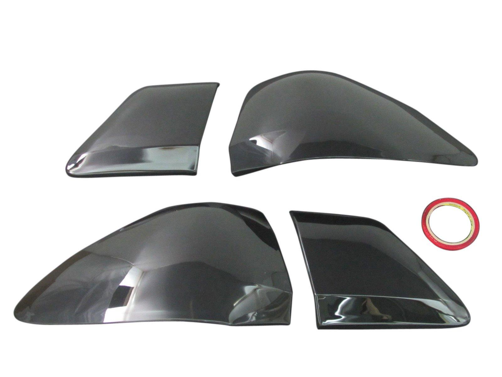 

BRIGHTZ Smoked Tail Light Covers for Honda Crown and 204 and GRS and S204 (SMO-REA-064) 200, 201, 202, 203, (Pre-facelift) GRS200, GRS201, GRS202,