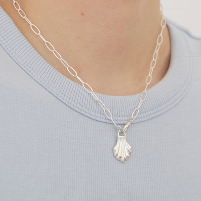 

STILL INSTANT Shell Bloom Chain Necklace SF_N09
