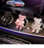 New Car Bear Air Freshener and Bear Auto Rearview Mirror Pendant Air Vent Perfume Parfum Flavoring for Auto Interior Accessories