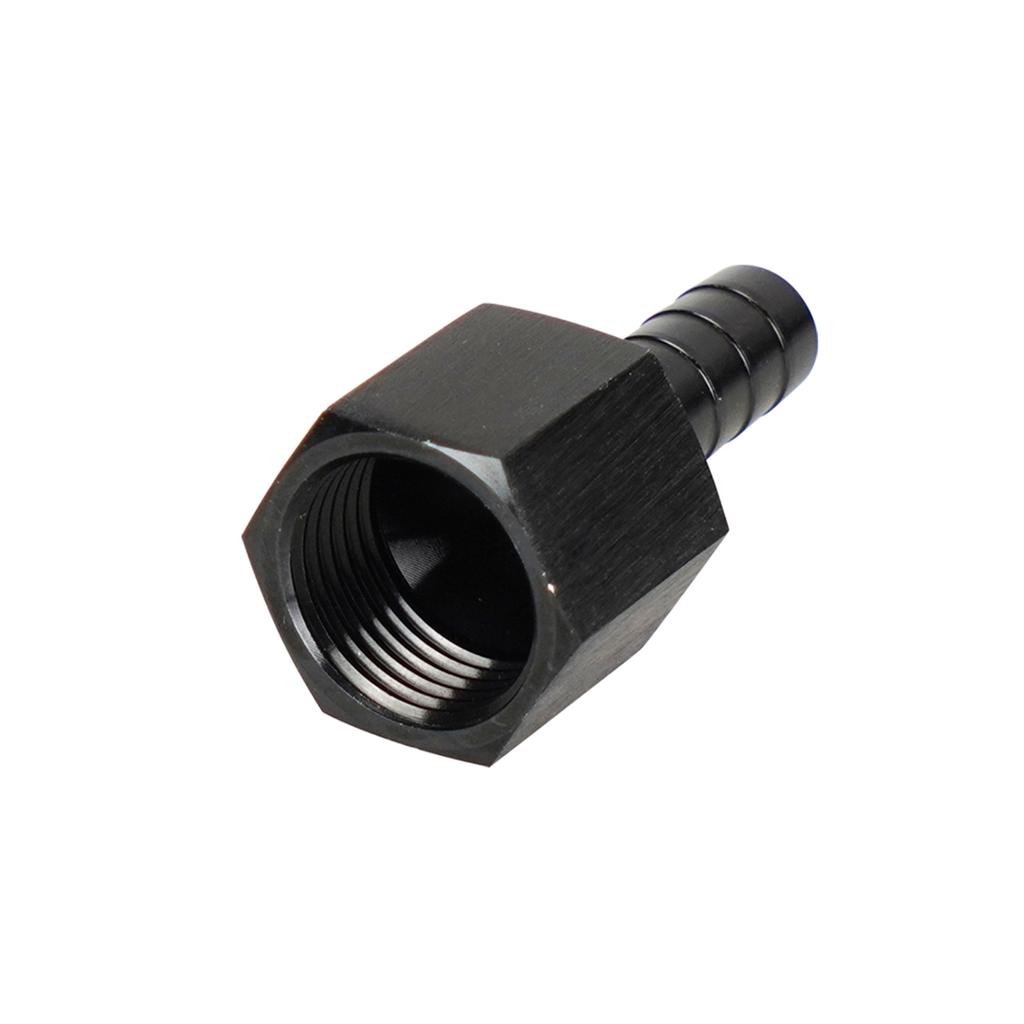 8AN Straight Swivel Hose End Fitting, Aluminum Anodized 8AN Female To 3/8'' Barb Hose Fitting