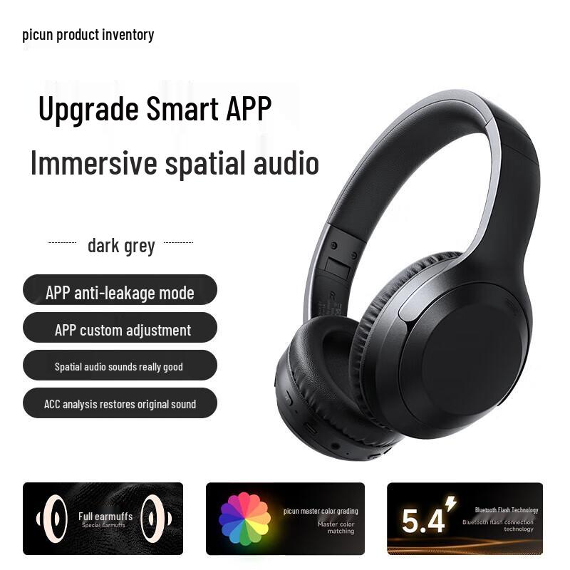 

Picun B1 Adaptive ANC Wireless Bluetooth Headset