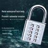 Waterproof Combination Padlock for Gym, Dorm, and Outdoor Use