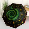 Snake Theme Design Folding Umbrella-Fashionable Auto-Open Design 8 Iron Ribs Plastic Handle Foldable Sunshade,Perfect Gifts