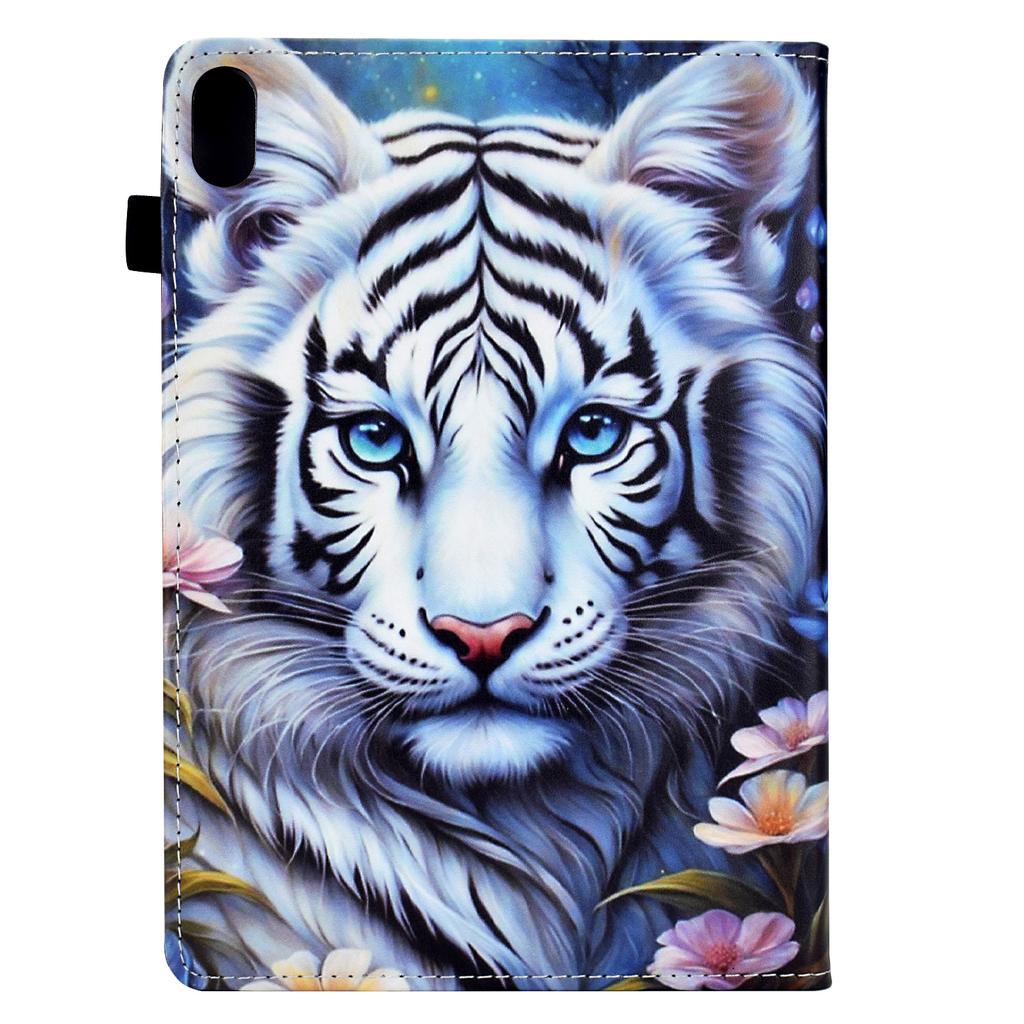 For iPad (2025)/10.9 (2022) Case Pattern Printing Tablet Cover Shockproof Leather Card Holder Stand Case