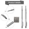 Professionelles 12-teiliges Anreiß- und Gravierwerkzeugset Karbidspitzen zum Markieren von Glas, Keramik und Metall Ergonomischer Aluminiumkörper