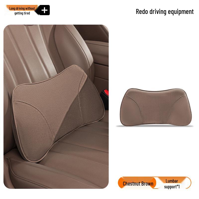 AITO M7 Velvet Leather Car Headrest & Lumbar Support Pillow