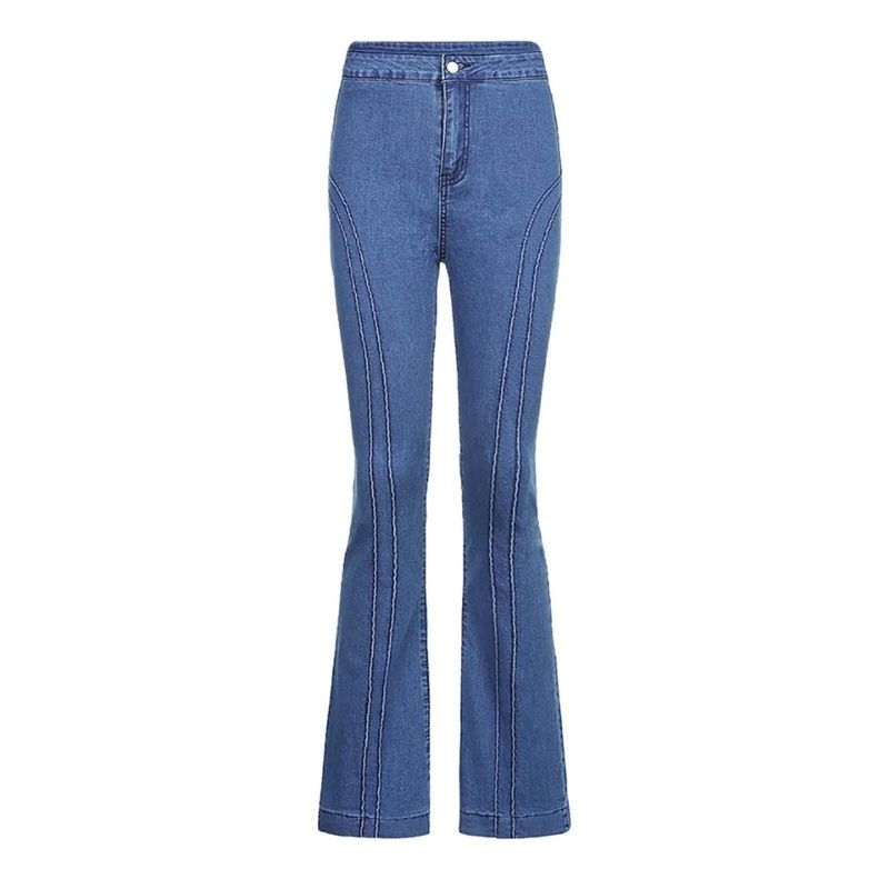 Buy Ladies Jeans Wide Leg Pants Skinny 