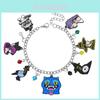 Huntr Kpop Cartoon Demon Slayer Bracelet Zinc Alloy For Women And Men Gift