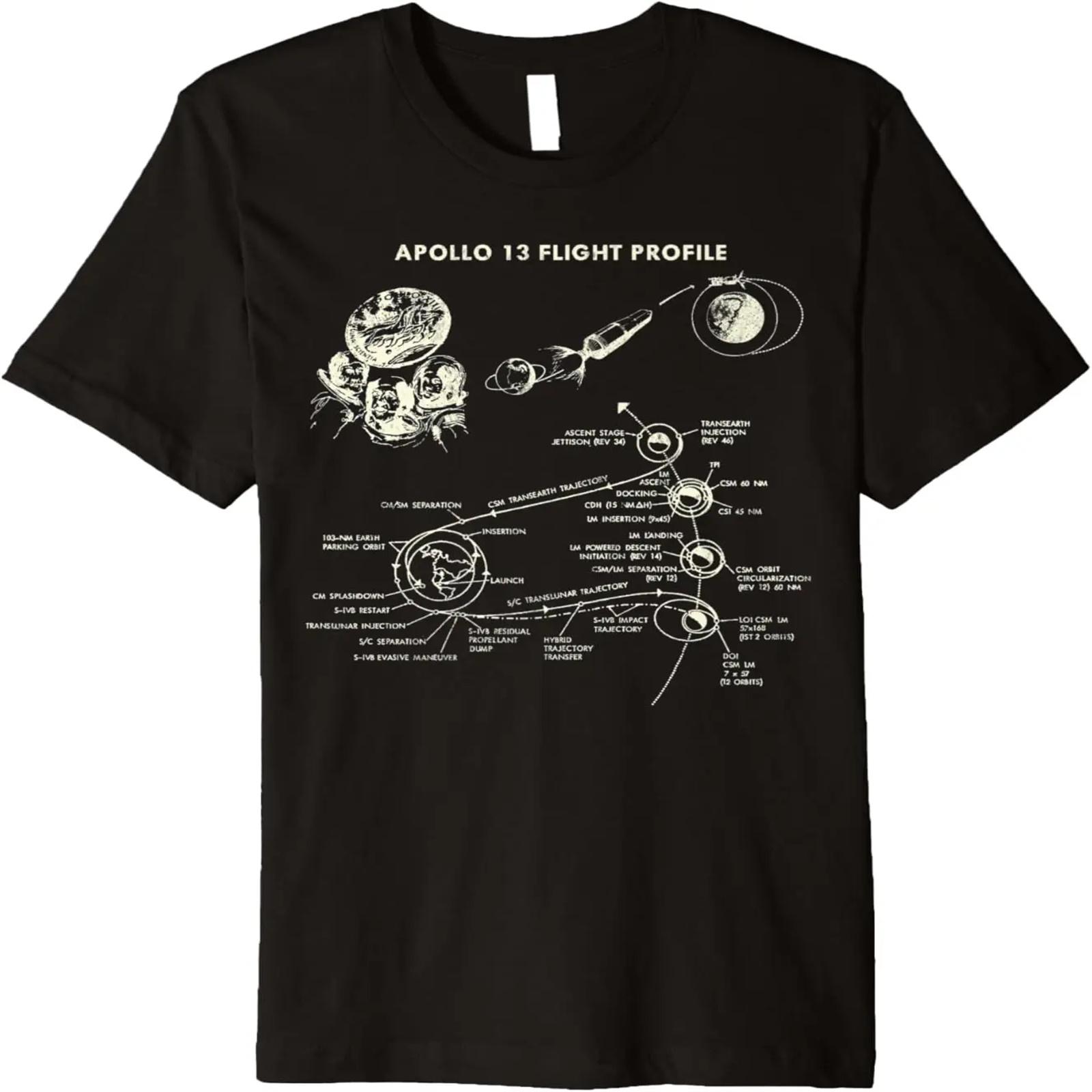 50th Anniversary Apollo 13 Flight Profile - Apollo 13 Gift Premium T-Shirt XXXXXL разноцветный