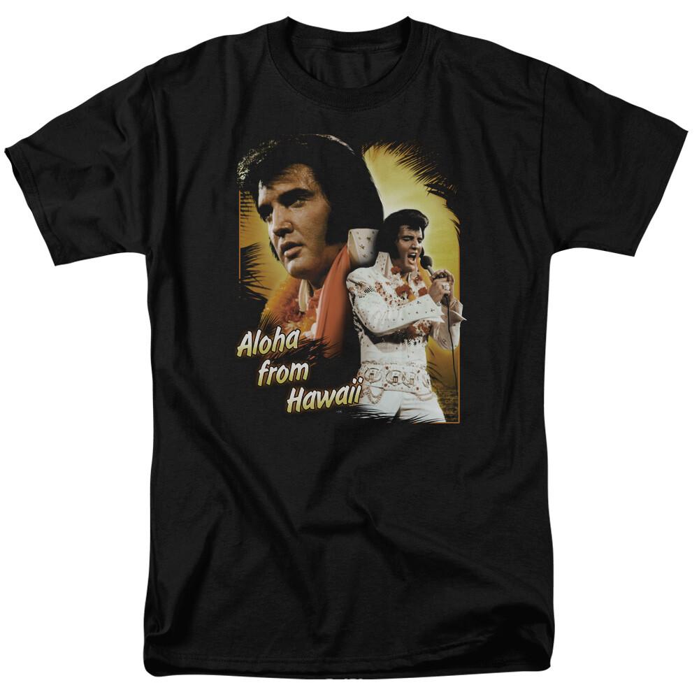 T-ShirtELVIS PRESLEY ALOHA Licensed Adult Men s Graphic Tee Shirt SM-6XL XXXL