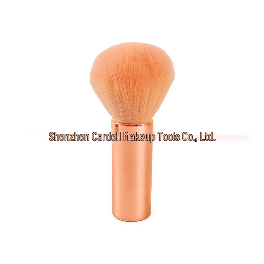Compact Chubby Nail Dust Brush - Log Style Powder & Blush Brush for Hair Sweep and Makeup Application