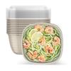 Reusable Meal Prep Bowls with Custom Fit Lids Microwave Safe Freezer Safe BPA Free Food Storage Containers Perfect Healthy