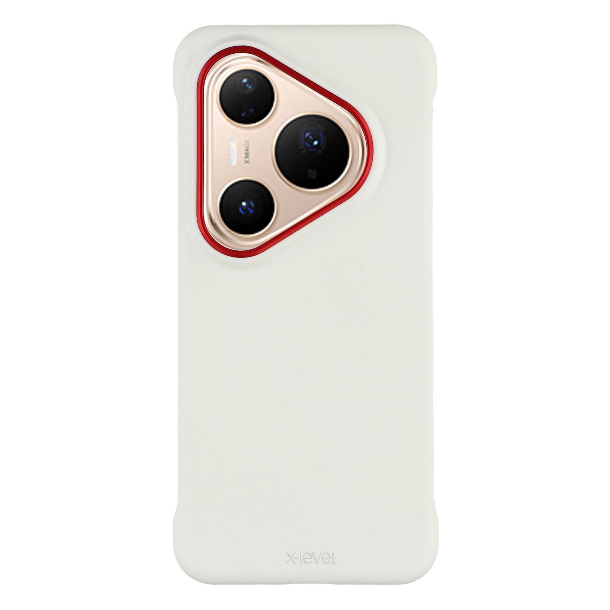 

X-LEVEL For Huawei Pura 80 Magnetic Case Boardless PC+Metal Phone Back Cover White