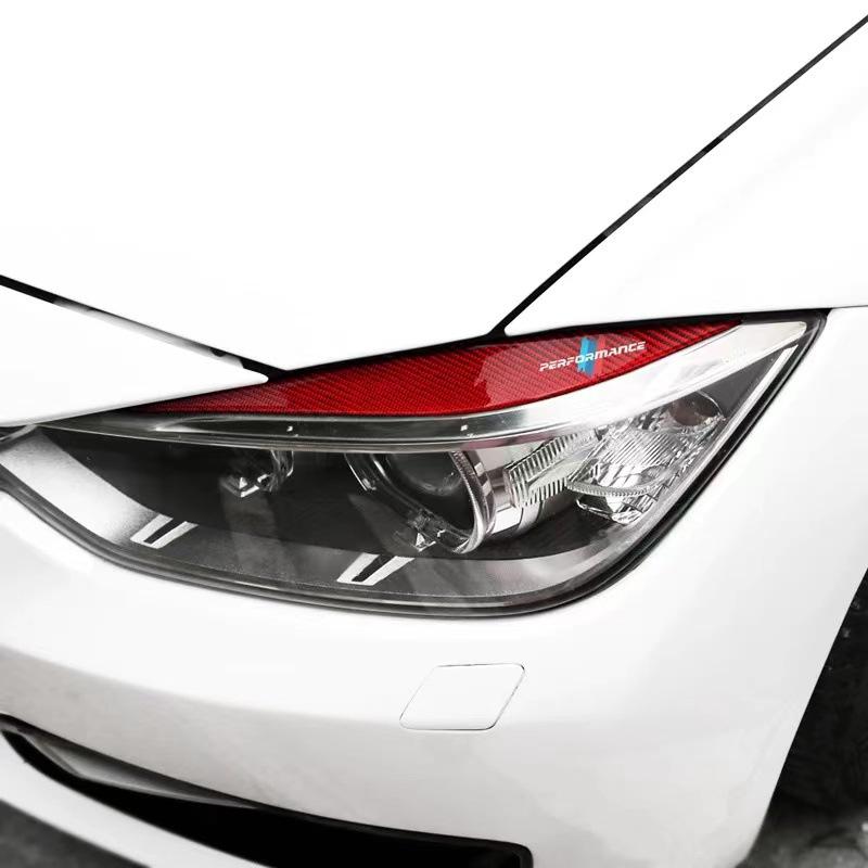 Ochranné nálepky na obočí světlometů z uhlíkových vláken pro BMW řady 3 F30/F35