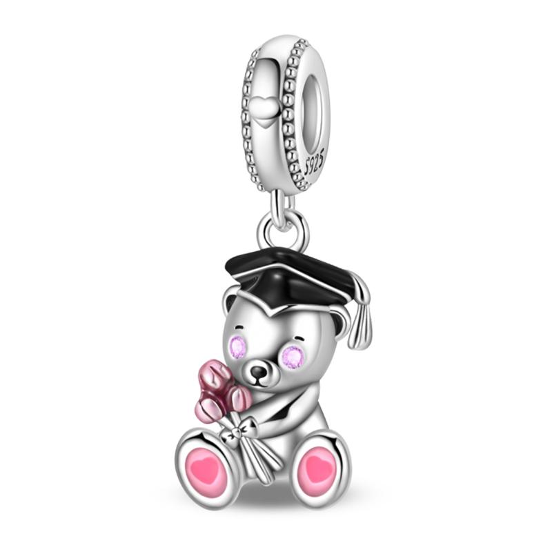 Jungfräuliches Kupfermetall Koala Elefant Kaninchen Haustier 3mm Charm Perlenkomponenten Perlenkomponenten Anhängerperlenkomponenten Ideal Entworfen für Geburtstage Hoch