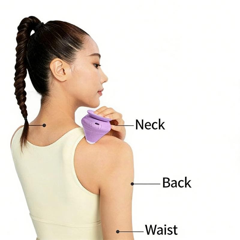 Heated Vibrating Fascia Ball Electric For Deep Tissue Relaxation Providing Two Modes And Design