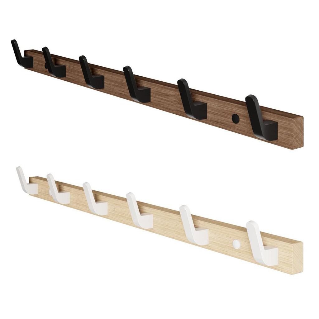 K Border No-Drill Solid Aluminum Coat Hook - Black/Gray