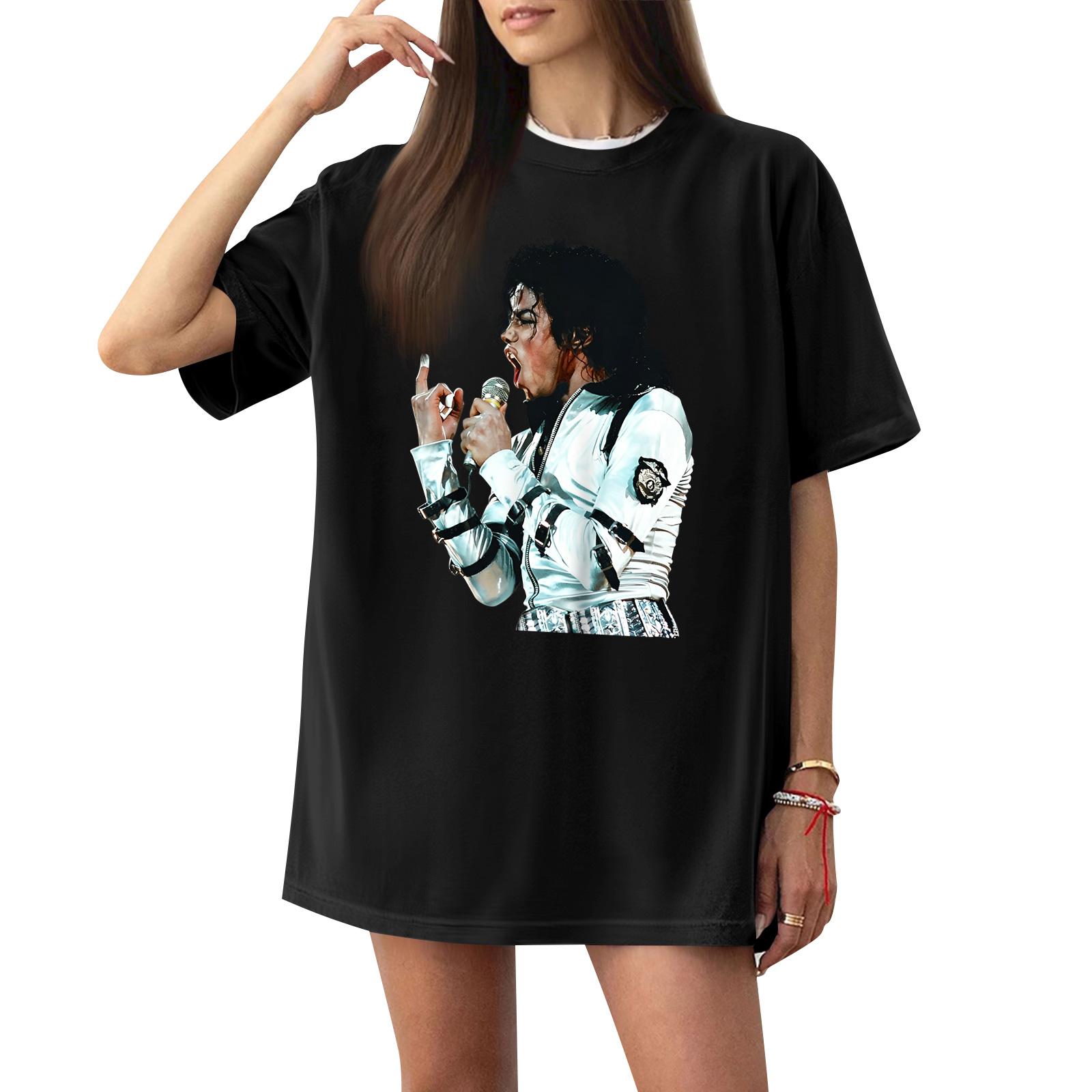 

Women s Casual Letter Print Short-sleeved Top T-shirt L чёрный