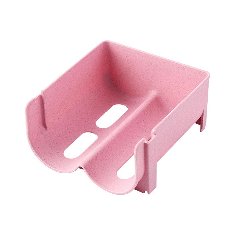 

Wheat Straw Stackable Drink Organizer: Refrigerator Rack for Beer Cans & Wine Bottles розовый