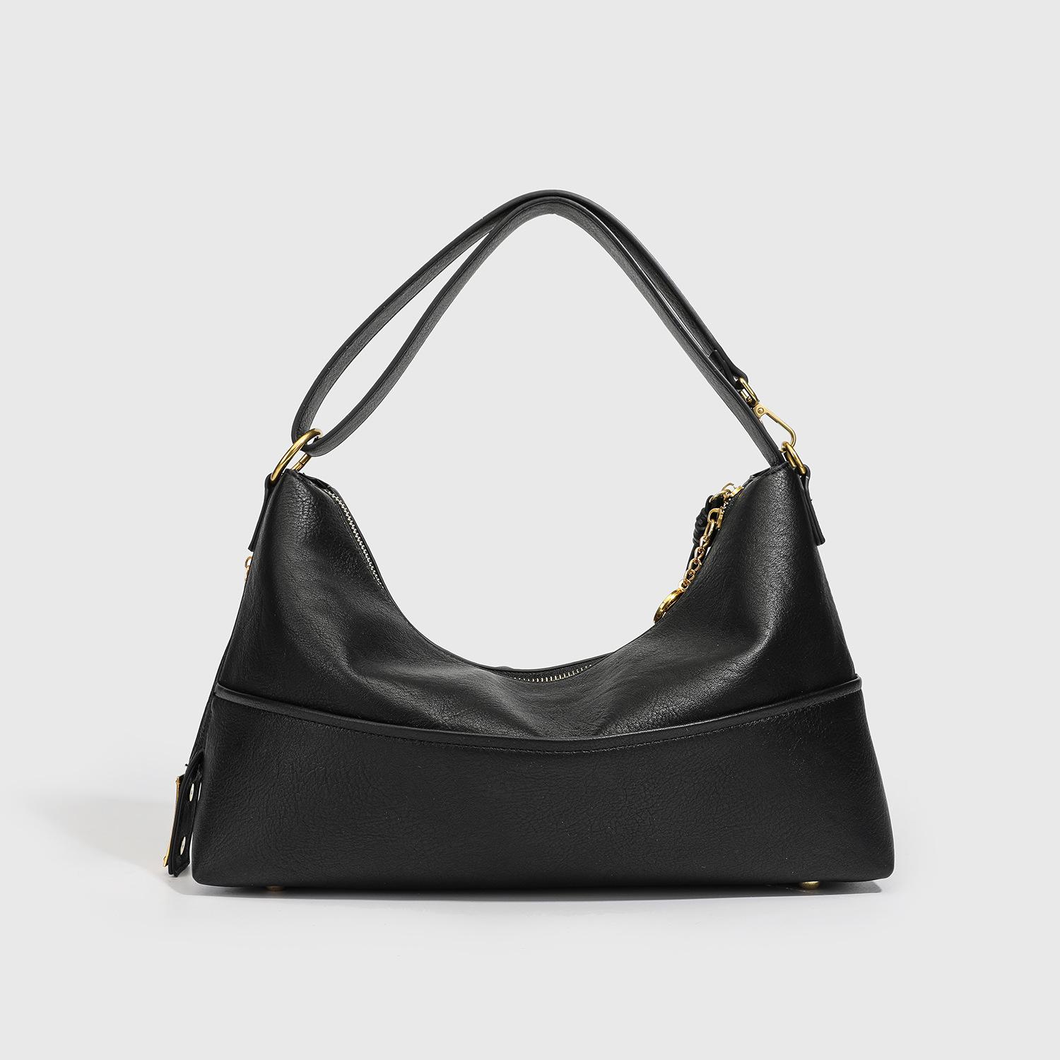 

2025 New Fashionable Handheld Shoulder Underarm Women s Bag, Niche High-End Large Capacity Single-Shoulder Crossbody Crescent Bag 36*11*22CM