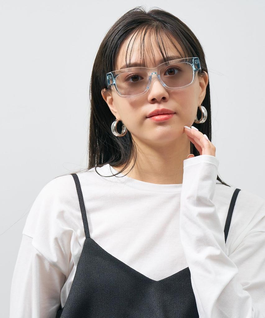 [Zoff] SUNCUTGlassesUV100%CUT Wellington-style Sunglasses  Colored Lenses, Thick Frame, Stylish, UV Protection, Men's, Women's, Unisex [ZA251G0960A1